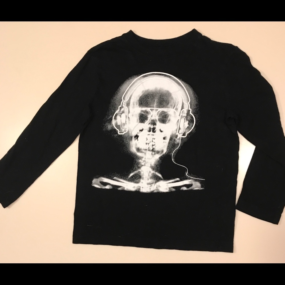 Crazy 8 -Gymboree X-ray headphones shirt